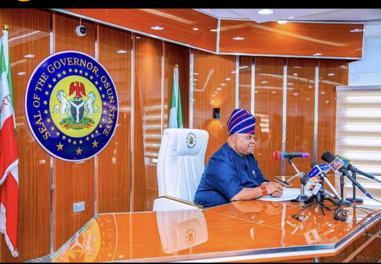 Governor Adeleke Preaches Rapprochement on Valentine Day