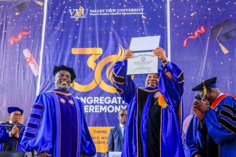 Just In: Governor Adeleke Bags Honorary Doctorate Degree from Valley View University