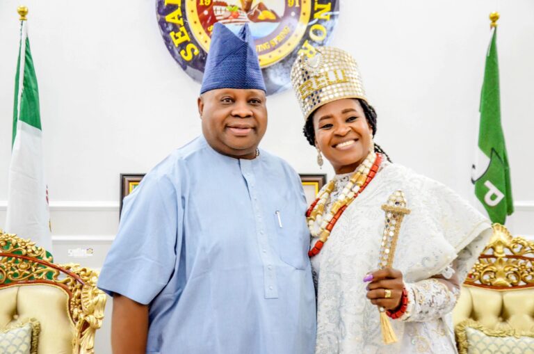 At Erelu’s Installation, Governor Adeleke Speaks on Agric Processing, Unity Among Obas