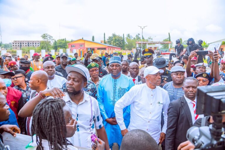 Nationwide Protest: Governor Adeleke Addresses Protesters